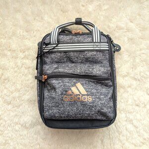 NWT adidas Squad Lunch Bag (insulated, Jersey Onix Grey/Rose Gold)